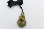 New Zealand Flower Greenstone Double Twist