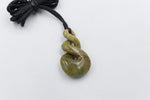 New Zealand Flower Greenstone Double Twist