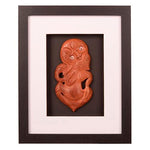 Shadow Box Framed Wooden Tiki - SAF016