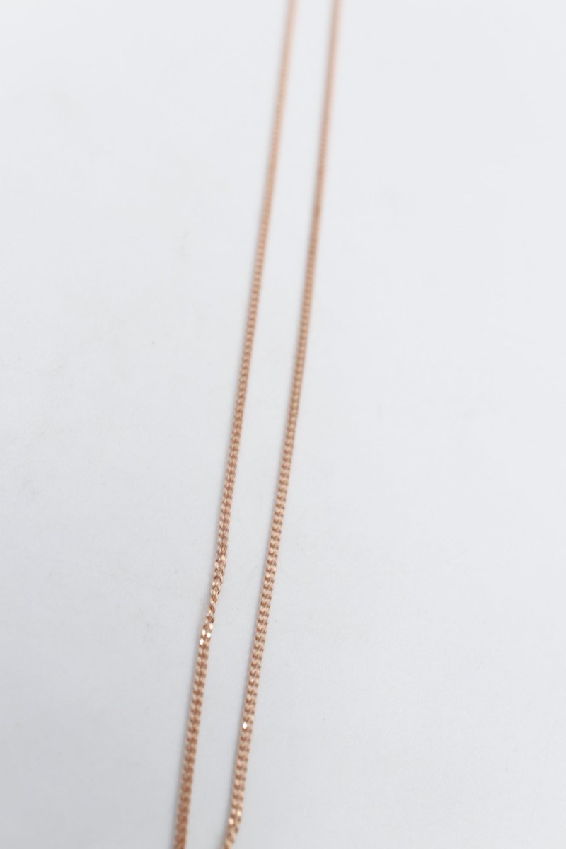 9ct Rose Gold Curb Link Chain 040KD-ROSE