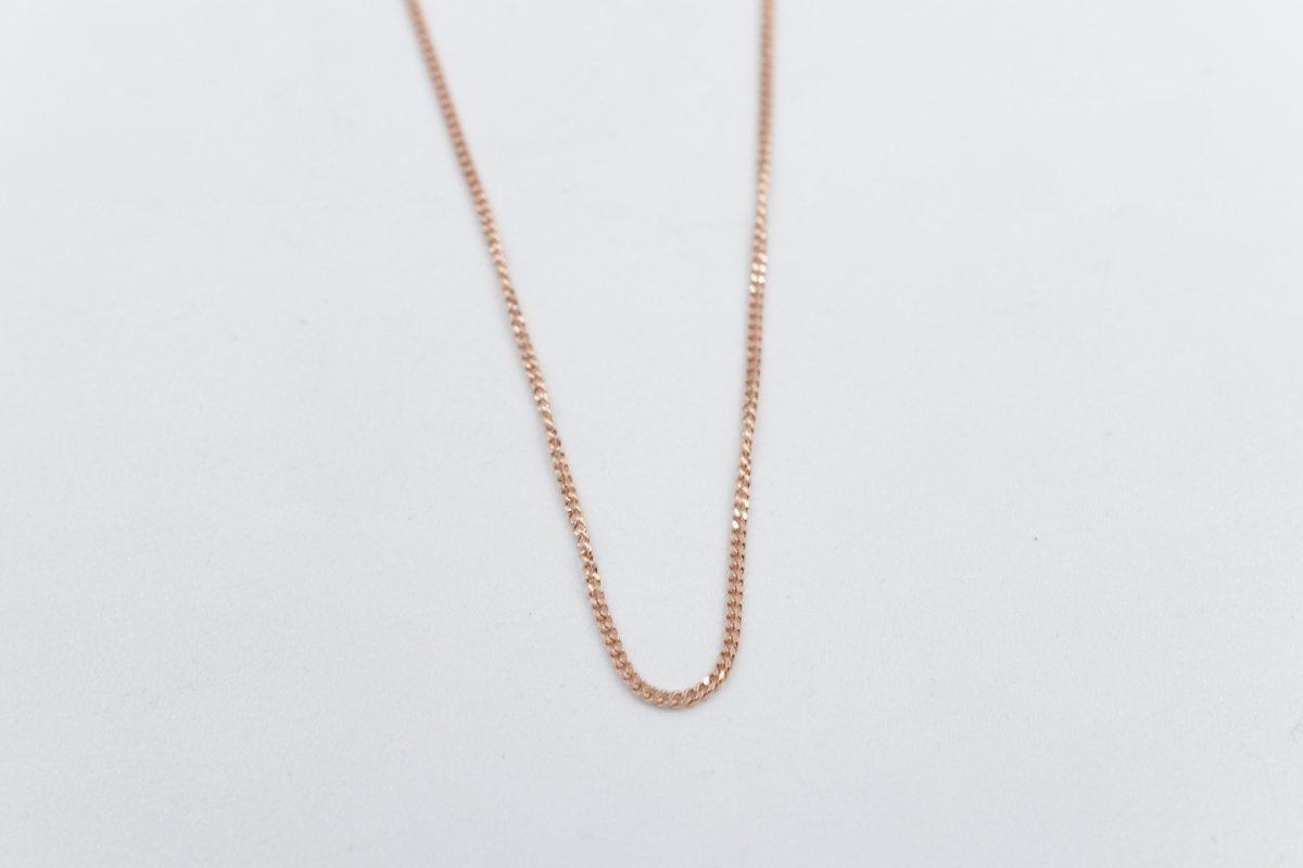 9ct Rose Gold Curb Link Chain 040KD-ROSE