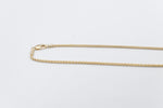9ct Gold Round Diamond Cut Wheat Link Chain 042ked004/4