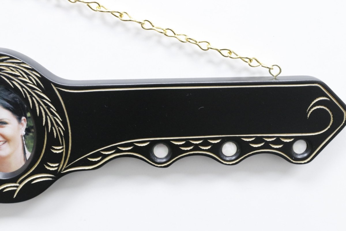 Native Wooden Black 21st key SJ418 with laser engraving