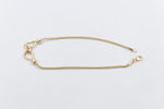 9ct Gold Multi Strand Overlapping Bracelet 19cm