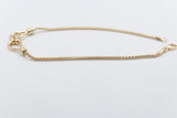 9ct Gold Multi Strand Overlapping Bracelet 19cm