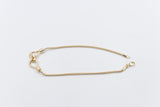 9ct Gold Multi Strand Overlapping Bracelet 19cm
