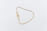 9ct Gold Multi Strand Overlapping Bracelet 19cm