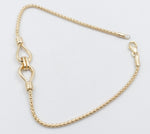 9ct Gold Multi Strand Overlapping Bracelet 19cm