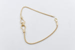 9ct Gold Multi Strand Overlapping Bracelet 19cm