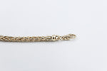9ct Gold Handmade Wheatsheaf Bracelet 9B9067