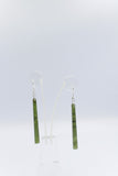 NZ Greenstone Drop slim Earrings