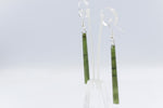 NZ Greenstone Drop slim Earrings