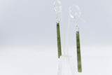 NZ Greenstone Drop slim Earrings