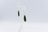 NZ Greenstone Drop Earrings