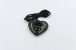 New Zealand Greenstone Cross Heart