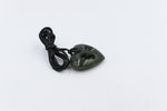 New Zealand Greenstone Cross Heart