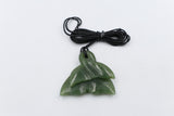 New Zealand Greenstone Double Whale tail