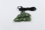 New Zealand Greenstone Double Whale tail