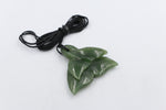 New Zealand Greenstone Double Whale tail