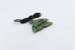 New Zealand Greenstone Double Whale tail