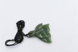 New Zealand Greenstone Double Whale tail
