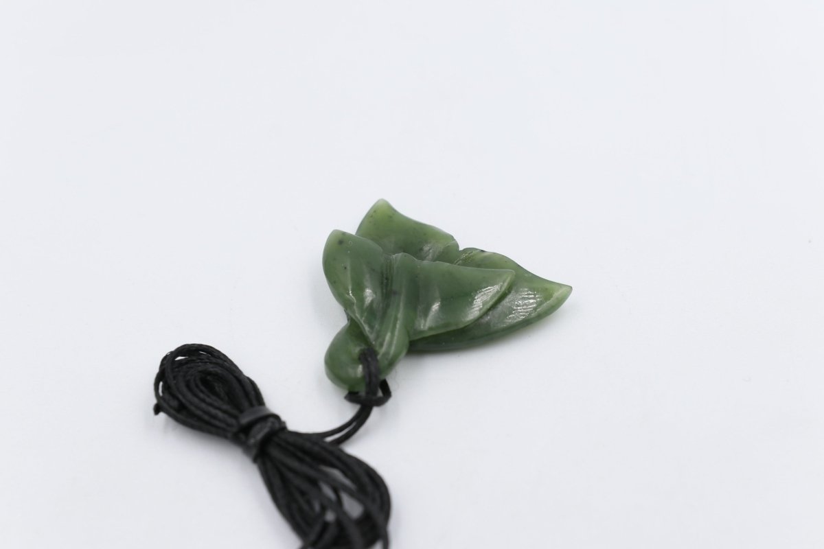 New Zealand Greenstone Double Whale tail