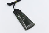 New Zealand Greenstone Toki with Mask