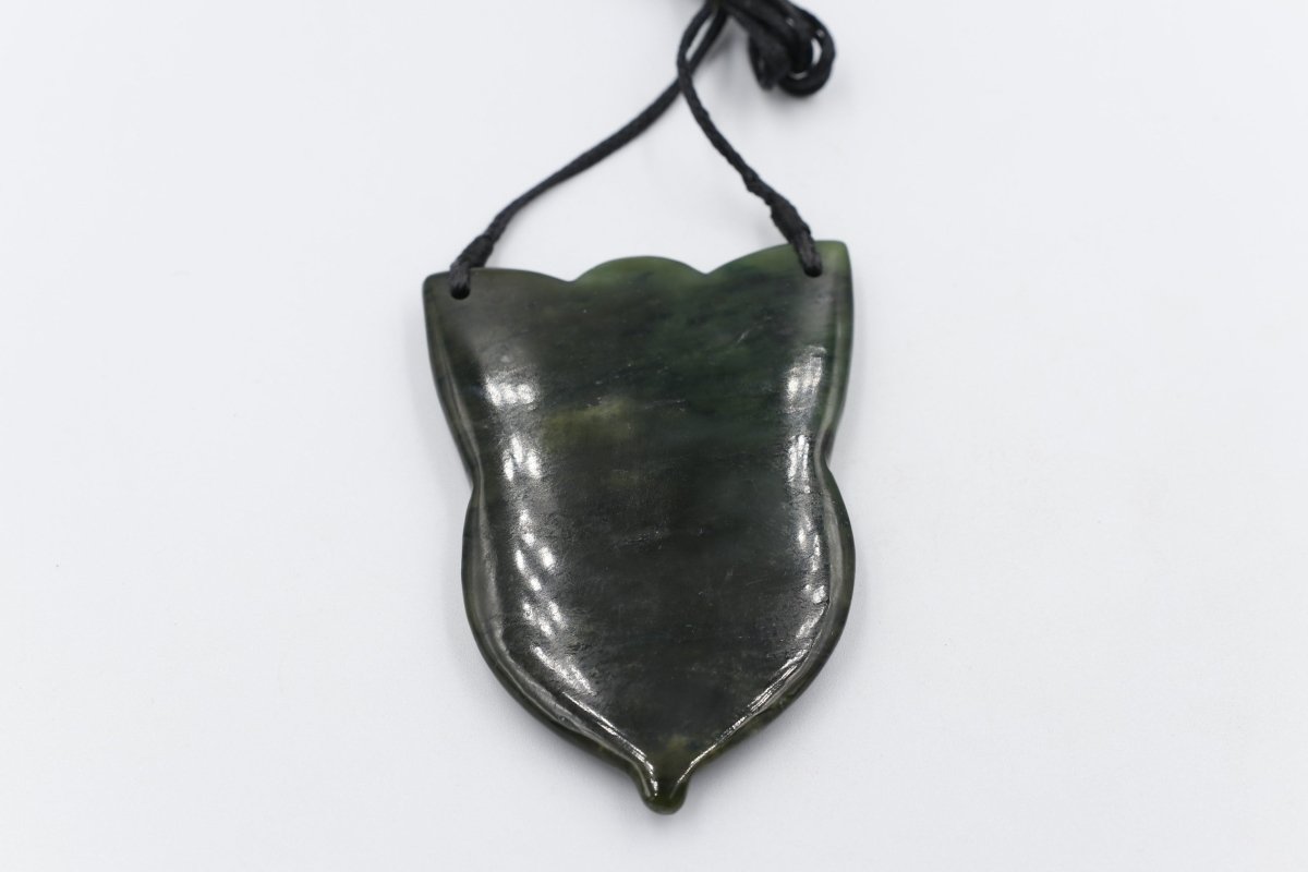 New Zealand Greenstone Hei Tiki Head