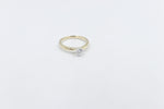 9ct Gold with White Gold Claws 0.53ct Solitaire Ring SYR2288