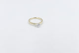 9ct Gold with White Gold Claws 0.53ct Solitaire Ring SYR2288