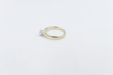 9ct Gold with White Gold Claws 0.53ct Solitaire Ring SYR2288