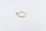 9ct Gold with White Gold Claws 0.53ct Solitaire Ring SYR2288