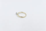 9ct Gold with White Gold Claws 0.53ct Solitaire Ring SYR2288