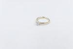 9ct Gold with White Gold Claws 0.53ct Solitaire Ring SYR2288