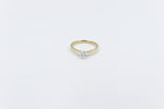 9ct Gold with White Gold Claws 0.43ct Solitaire Ring SYR8151