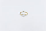 9ct Gold with White Gold Claws 0.43ct Solitaire Ring SYR8151