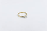 9ct Gold with White Gold Claws 0.43ct Solitaire Ring SYR8151