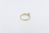 9ct Gold with White Gold Claws 0.43ct Solitaire Ring SYR8151