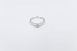9ct White Gold 0.27ct Solitaire Ring SYR3602
