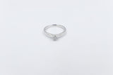 9ct White Gold 0.27ct Solitaire Ring SYR3602