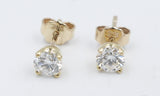 9ct Gold Set Lab Diamond Stud Earrings TDW 0.75ct SYE996