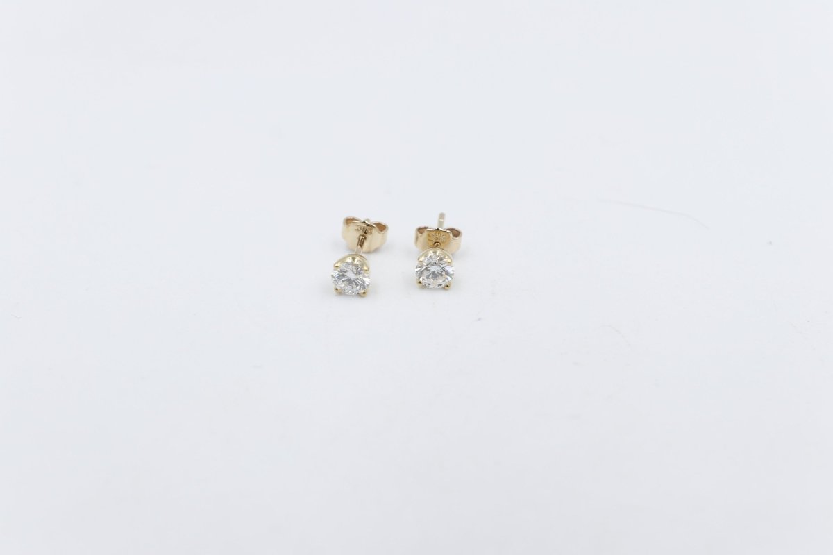 9ct Gold Set Lab Diamond Stud Earrings TDW 1.14ct SYE997