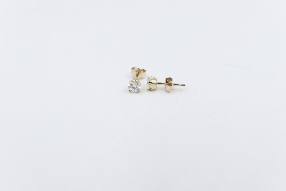 9ct Gold Set Lab Diamond Stud Earrings TDW 1.14ct SYE997