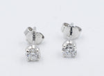 9ct White Gold Set Lab Diamond Stud Earrings TDW 0.50ct SYE995