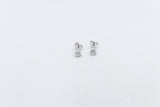 9ct White Gold Set Lab Diamond Stud Earrings TDW 0.50ct SYE995