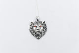 Stg Silver Lions Head Pendent IRP02