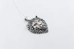 Stg Silver Lions Head Pendent IRP02