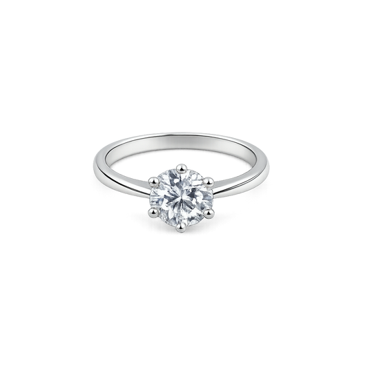 18ct White Gold Lab Grown Diamond Ring 2.03ct