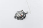 Stg Silver Lions Head Pendent IRP02
