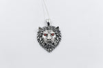 Stg Silver Lions Head Pendent IRP02